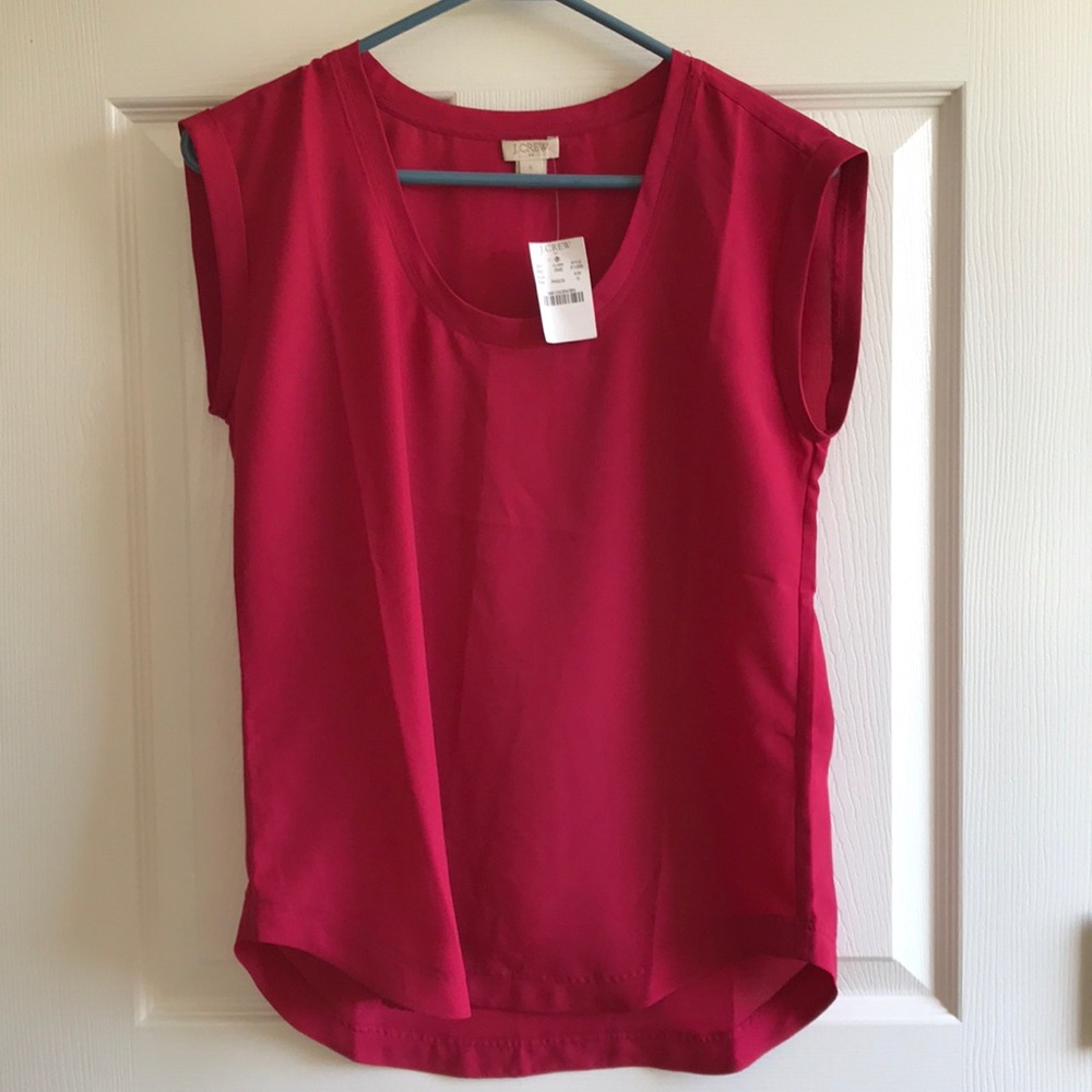 Jcrew NWT magenta sleeveless size 0